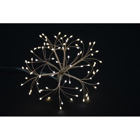 PERFECT HOLIDAY 80 LED Dandelion Battery Operated Lights Warm White 5132